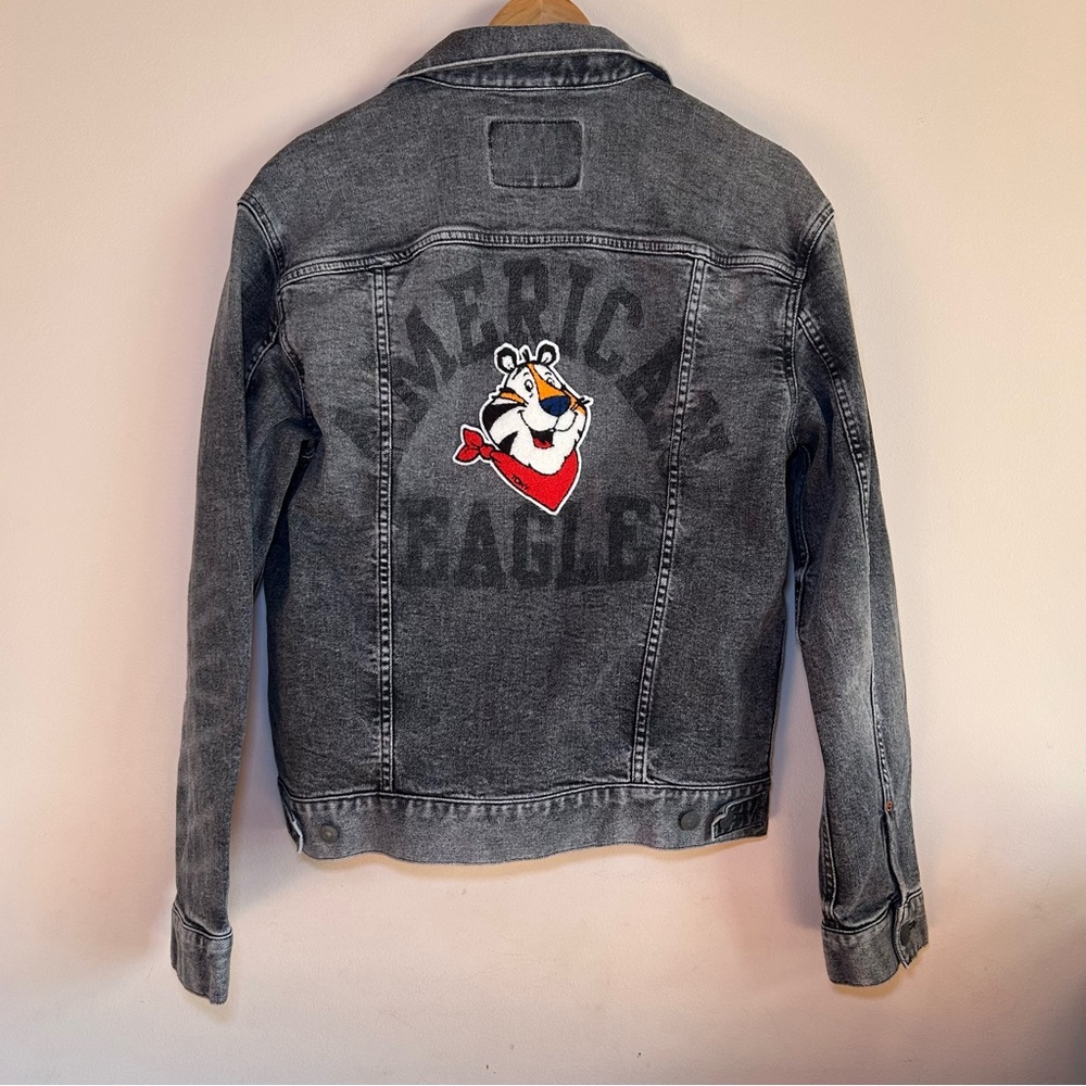 NWOT Tony the Tiger Jean jacket black small